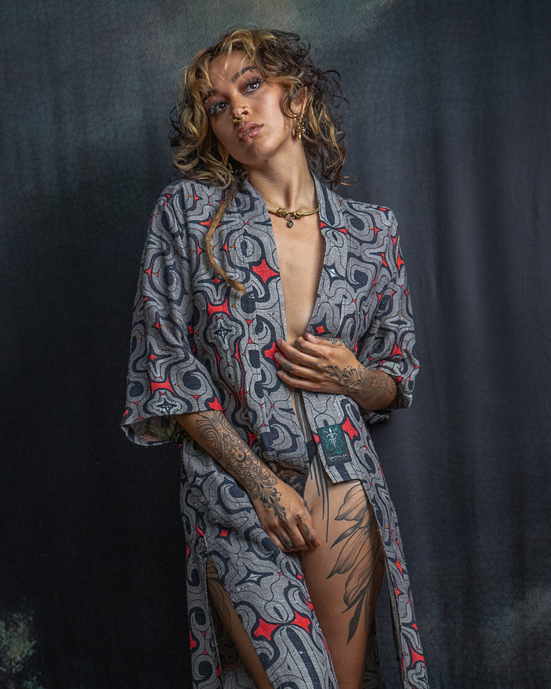 Open Kimono / Chinese Silk Unique Pieces - Raw MU TRIBE